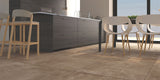 matt beige stone effect porcelain tile, indoor kitchen flooring