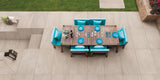 patio image from birds eye view, non slip tiles for outdoors, porcelain tiles for outdoor use