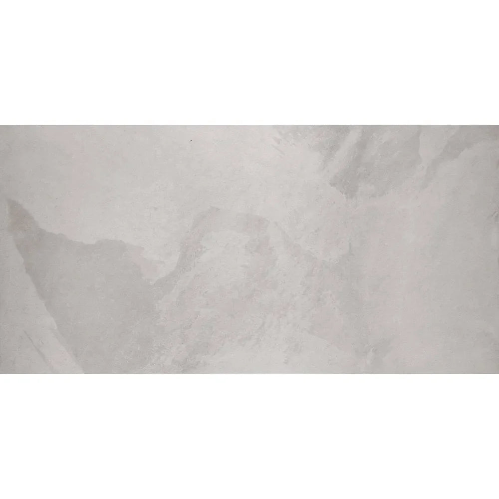 Quarry-Slate Silver Porcelain Indoor Store Effect Matt Wall & Floor Tile 30x60 - Tile Outlet