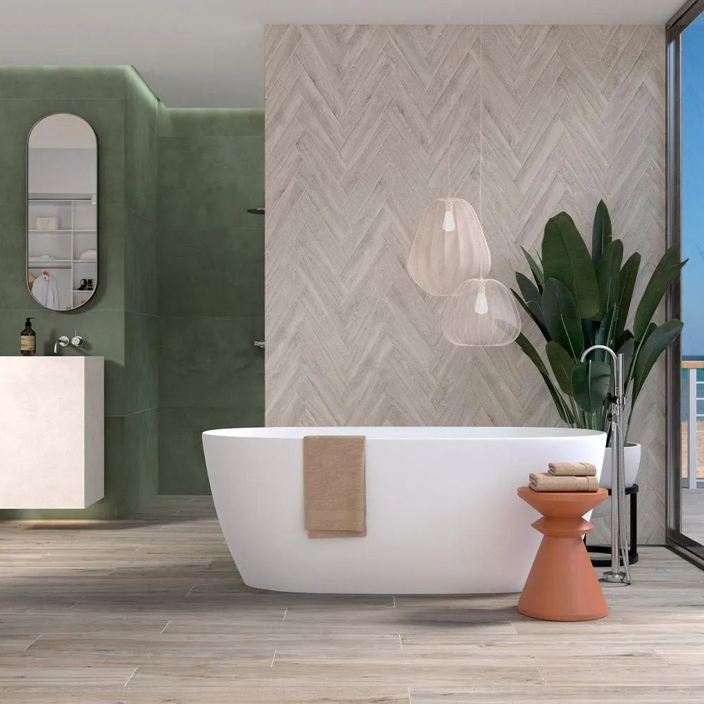 Roveria Bark Wood Effect Tile - Tile Outlet