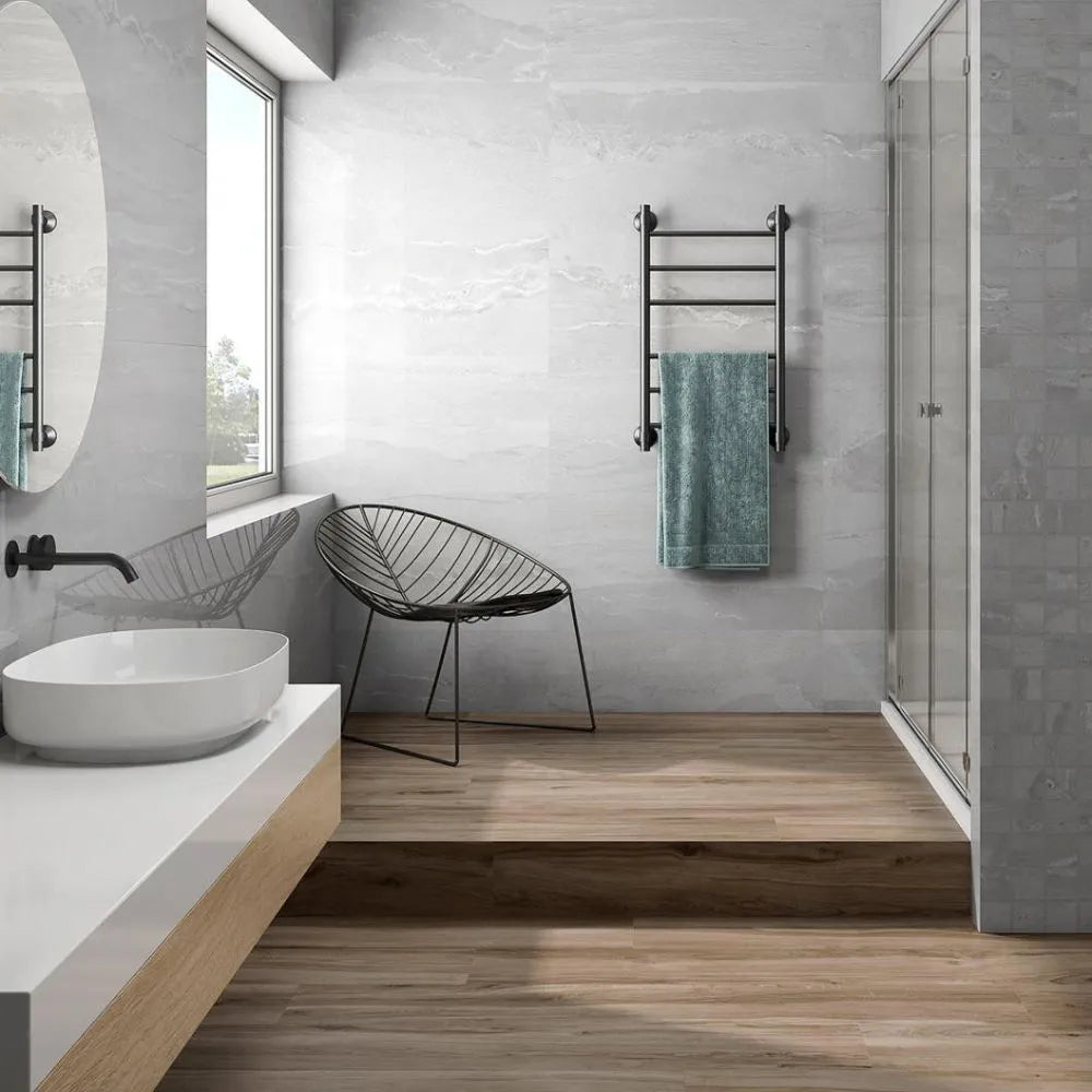 Roveria Bark Wood Effect Tile Bathroom Flooring- Tile Outlet