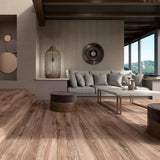 Roveria Bark Wood Effect Tile Living Room Flooring - Tile Outlet