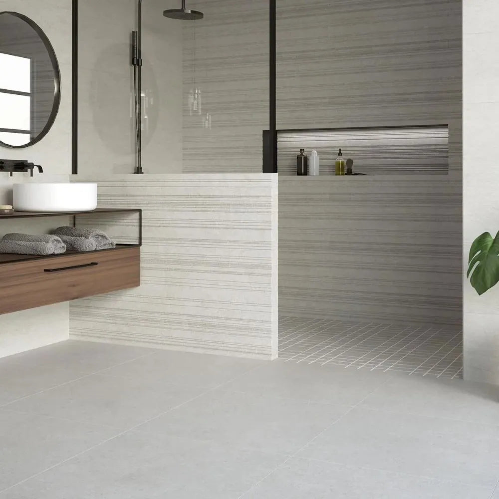 Townhall Stone Effect Matt Porcelain Tile 60 x 60cm - Tile Outlet