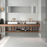 Triumph Ara White Marble Effect Polished Porcelain Tile 60 x 60cm - Tile Outlet