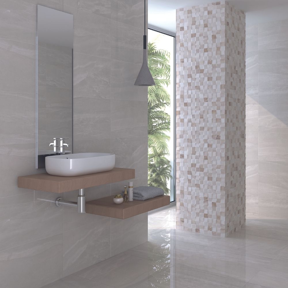 Triumph Kios Stone Effect Matt Ceramic Tile 33 x 55cm - ROCCIA Outlet