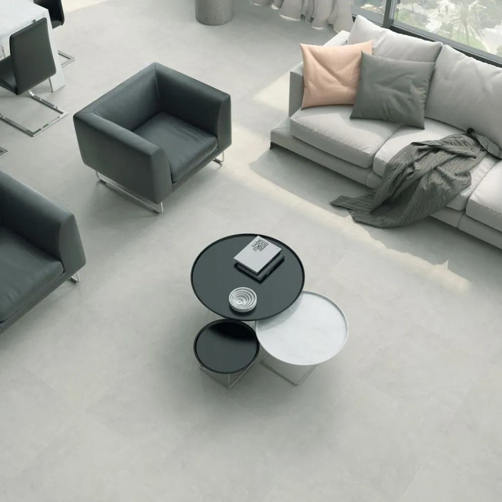 Triumph Lubec Taupe Stone Effect Porcelain Tile 60 x 60cm - Tile Outlet