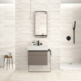 Windsor Stone Effect Ceramic Tile | Grey 20 x 50cm - Tile Outlet